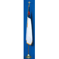 Oak Christian Flag Deluxe Indoor Pole Set (3'x5')